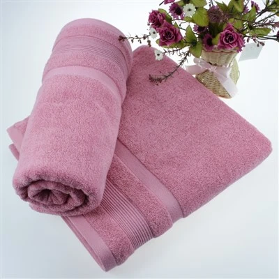 Toalla de baño de algodón dobby liso